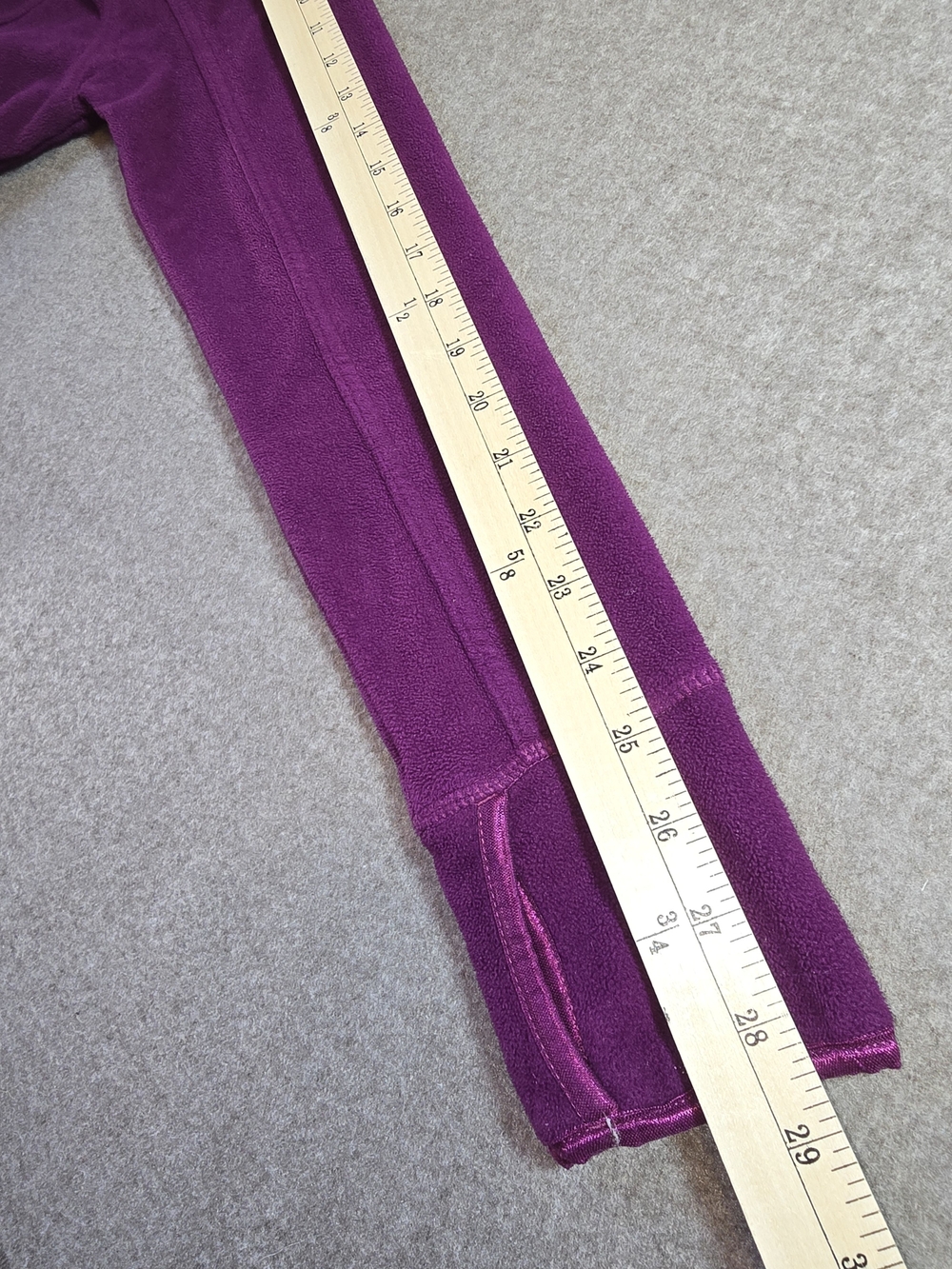Nike Womens Therma-Fit Purple Quarter-Zip Fleece Pullover XS - Picture 13 of 13